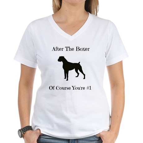 After The Boxer Women's V-Neck T-Shirt