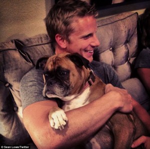 Sean Lowe (Bachelor Season 8) and his boxer, Lola